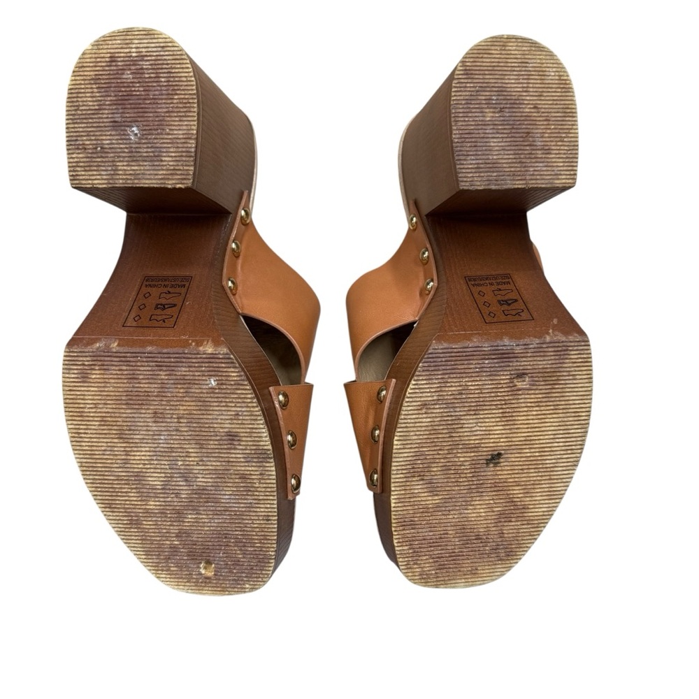 Quipid Brown Platform Women's Sandals size 7 GUC - Picture 8 of 8